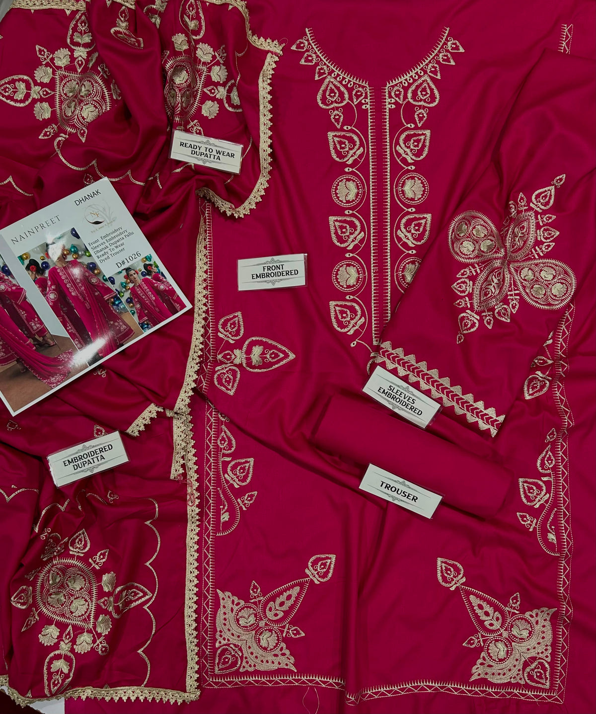 FULL HEAVY LUXURY THREAD EMBROIDERED