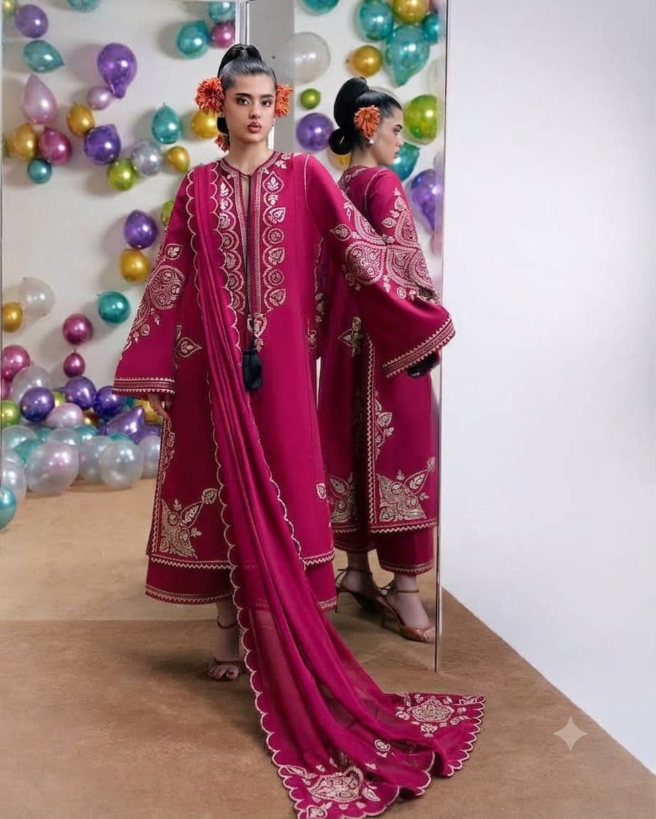 FULL HEAVY LUXURY THREAD EMBROIDERED