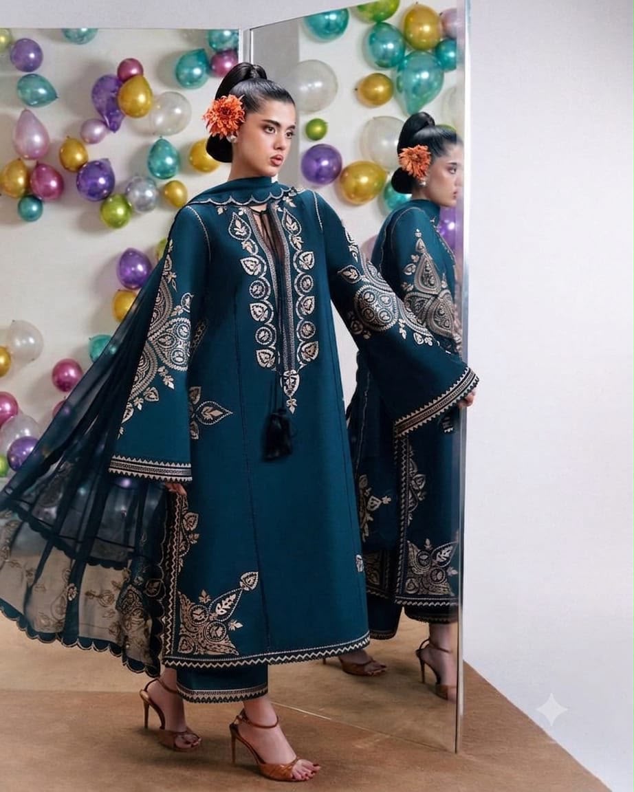 FULL HEAVY LUXURY THREAD EMBROIDERED&nbsp;